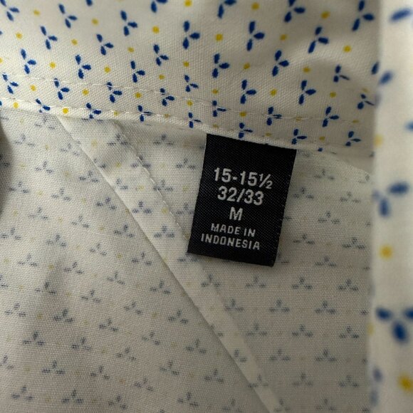 Van Heusen Flex Slim Fit Mens Dress Shirt Size M 15-15.5 32/33 - Picture 4 of 5